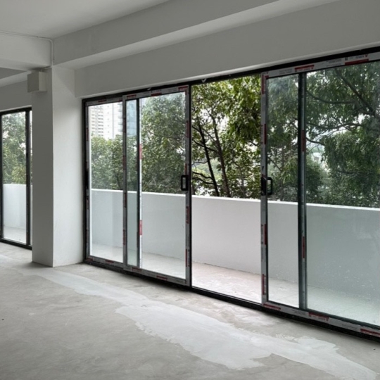 Kính cường lực, Cửa nhôm kính, nhôm xingfa kính cách âm.
